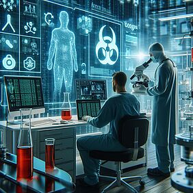 Die Labormedizin sollte sich gegen Cyberangriffe schützen. Prompts: DGKL