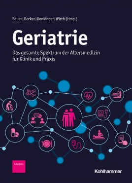 Geriatrie Das gesamte Spektrum der Altersmedizin für Klinik und Praxis 2024. 202 Abb., 188 Tab., 37,6 MB ISBN 978-3-17-041796-0 Kohlhammer Verlag